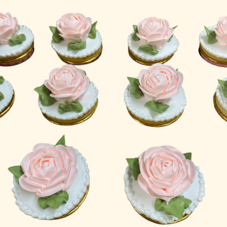 Flower Fondant Cupcakes